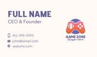 Tennis Video Game Control Business Card Image Preview