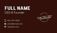 Crafter Business Card example 1