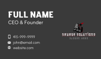 Dark Ninja Blade Business Card Image Preview