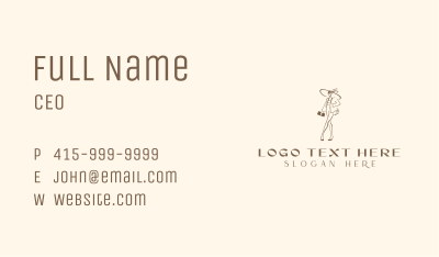 Fashion Clothing Couture Business Card