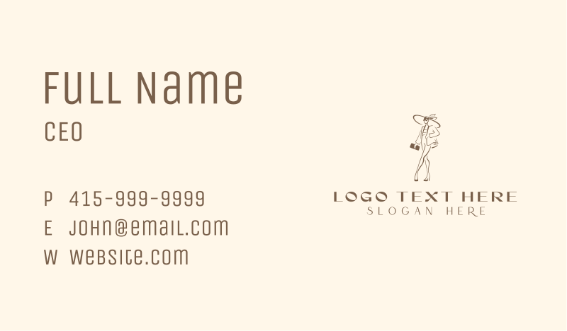 Couture Business Card example 4