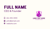 Gym Spartan Training Business Card