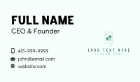 Organic Floral Hand Business Card