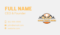 Excavation Machine Construction Business Card