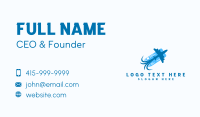 Airplane Flight Ticket Business Card