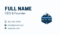 Mountain Lake Forest Business Card