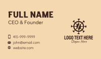Ground Coffee Business Card example 1