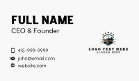 Dump Truck Shield Business Card