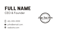 Freestyle Business Card example 3