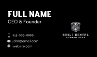 Piston Mechanic Shield Business Card