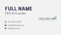 Green Tea Business Card example 2