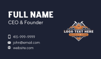 Hammer Carpentry Remodeling Business Card