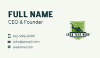 Lawn Mower Gardener Business Card Design