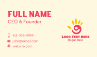 Kiddie Art Class Business Card Design