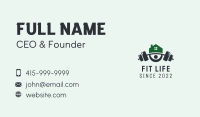 Home Fitness Workout  Business Card Image Preview