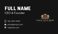 Crown Royalty Lion Business Card