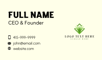 Botanical Grass Yard Business Card