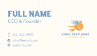 Express Circle Delivery Business Card