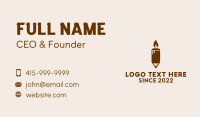 Handicraft Business Card example 1