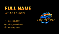 Flame Car Dealership Business Card