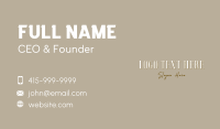 Elegant Premium Fancy Business Card