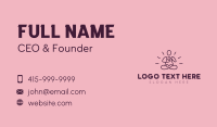 Healing Business Card example 1