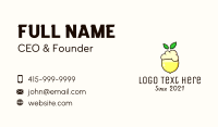 Lemon Fruit Shake Business Card