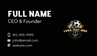 Soccer League Football Business Card Design