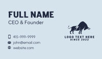 Thunderbolt Bull Ranch Business Card