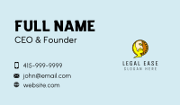 Zeus Side View  Character Business Card