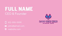 Family Heart Support Business Card Design