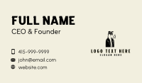 Smoking Dog Pet Business Card