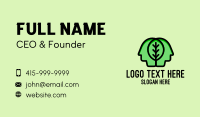 Leaf Mind People  Business Card Design