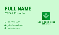 Garden Planting Application Icon Business Card
