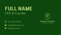 Tall Plant Badge Business Card