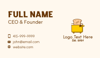 Toaster Bookmark Loaf Business Card Design