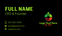 Vinyl Record Bell Business Card Design