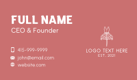 Dress Tailor Boutique  Business Card