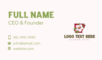 Arkansas Garden Flower Business Card Design