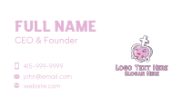 Female Symbol Heart  Business Card