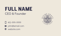 Divine Holy Crucifix  Business Card Image Preview
