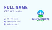 Snowball Lamp Decoration  Business Card