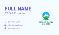 Snowball Lamp Decoration  Business Card