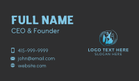 Hands Earth Care Business Card Design