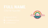 Colorful Rainbow Pride Business Card