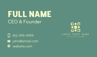 Tile Pattern Flooring Business Card Design