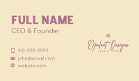 Elegant Tailor Wordmark Business Card Image Preview