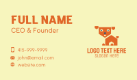 Cute Dog House  Business Card