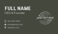 Graffiti Business Firm Business Card