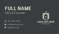 Security Castle Fortress Business Card